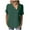 Green, variant on Tops for Women Holiday Saving Vintage Cotton Blend Elegant Basic Blouse Short Sleeve Breathable Ladies Tshirts Pure Colour V-Neck Tee Fluffy Athletic Tshirt Cozy Style Solid Shirts Tops Kha
