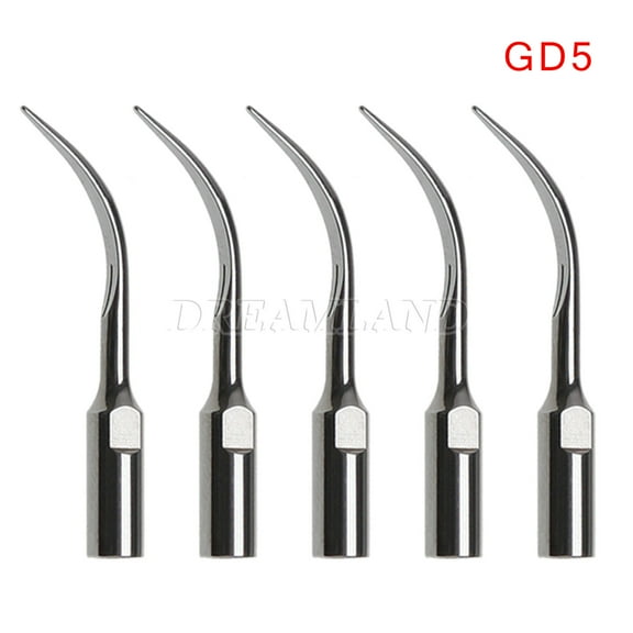 5x GD5 Dentist Ultrasonic Scaler Piezo Tips Scaling for Handpiece Teeth Cleaning SKYSEA