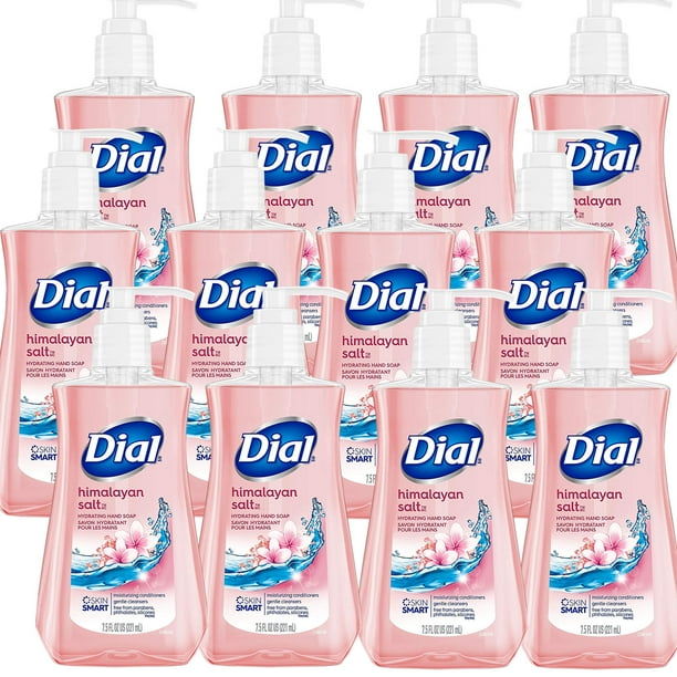 Dial Liquid Hand Soap, Himalayan Pink, 7.5 Oz, 12 Pack