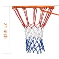 thumbnail image 4 of 2 Pcs Filet de Basketball Professionnel, Filet de Remplacement pour Panier de Basketball, 3 Couleurs, 4 of 4