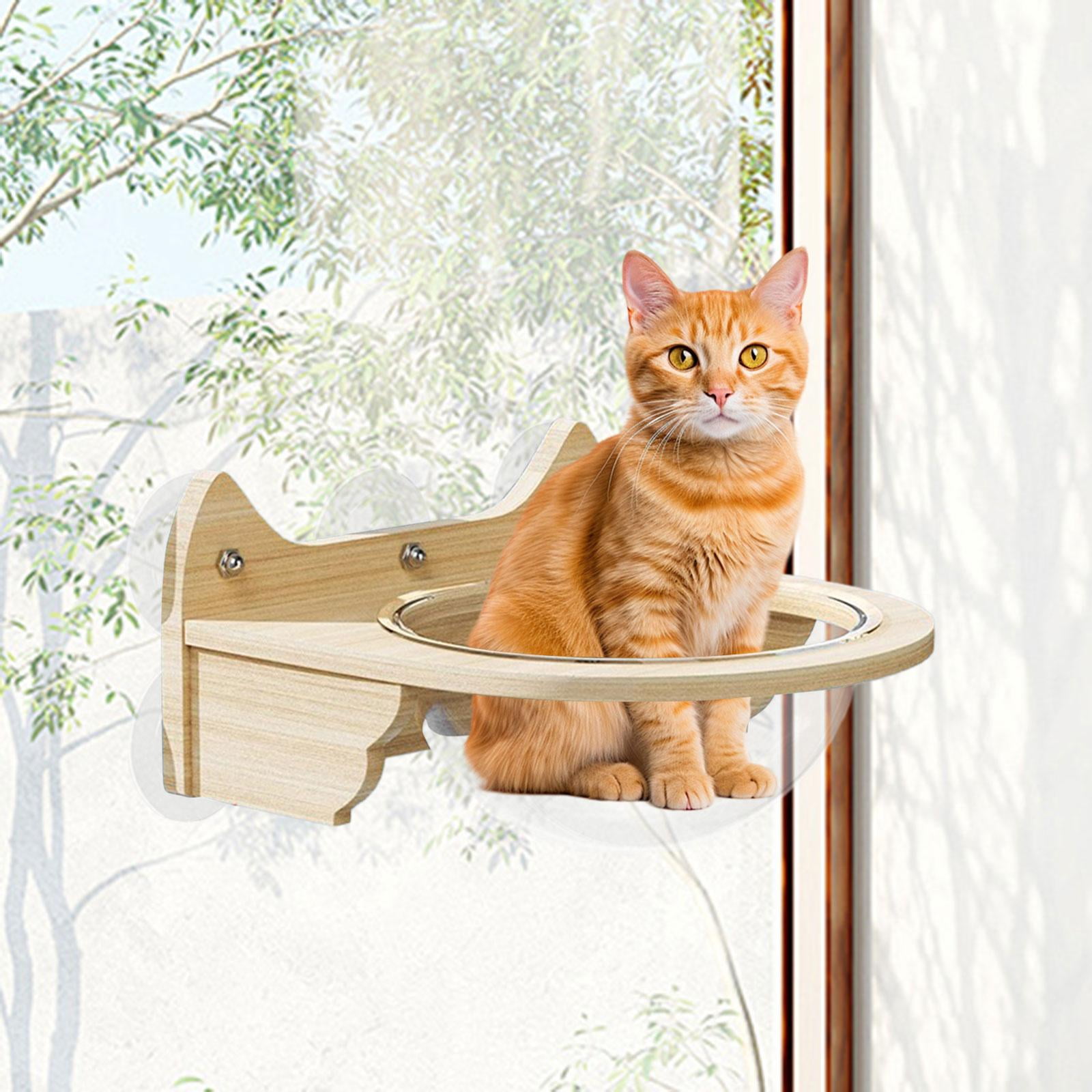 FITYLE Cat Wall Bed Cat Hammock for Window Space Capsule Lounge Cat Nest Cat Window Perch Cat Window Bed for Activity Centre Playing