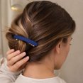 thumbnail image 2 of SPOORYYO 2 Pack Matte French Barrettes Hair Clips for Women, Rectangle Spring Hair Clips, Solid Color Hair Accessories, Random Color Hair Barrettes for Bangs and Half Up Hairstyles, 2 of 4