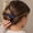 D, variant on Matte Solid Color Hair Barrettes - Rectangle Plastic Spring Clips for Daily, Party, and Office Decor