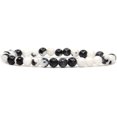 thumbnail image 1 of Angelstones Bracelet Extensible en Perles Rondes de Jaspe Zèbre Naturel 6mm 7 Pouces Unisexe, 1 of 5