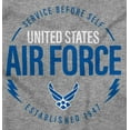 thumbnail image 2 of US Air Force Service Before Self Toddler Boy Girl T Shirt Infant Toddler Brisco Brands 6M, 2 of 6