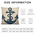 thumbnail image 5 of Wuche  Vintage Sea Pillow Covers Wood Grain Anchor Compass with Quotes Ocean Theme Cushion Cover Nautical &amp; Coastal Beach Lake House Gifts Decorations Pillowcases, 5 of 5
