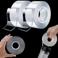 thumbnail image 2 of OIUR 1 Roll 300CM Nanometer Tape Waterproof Double Sided Heavy Duty Strong Adhesive Tape Removable Traceless Multipurpose Clear Mounting Tape, 2 of 7