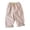 Pink, variant on Boys Girls Cotton Linen Harem Bloomers Pants for Baby Toddler Casual Striped Bloomer Elastic Basic Harem Pant Jogger Beach