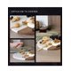 thumbnail image 2 of Tabla Redonda Xtellar De Madera Y Mármol Picar Queso Cocina color blanco, 2 of 5