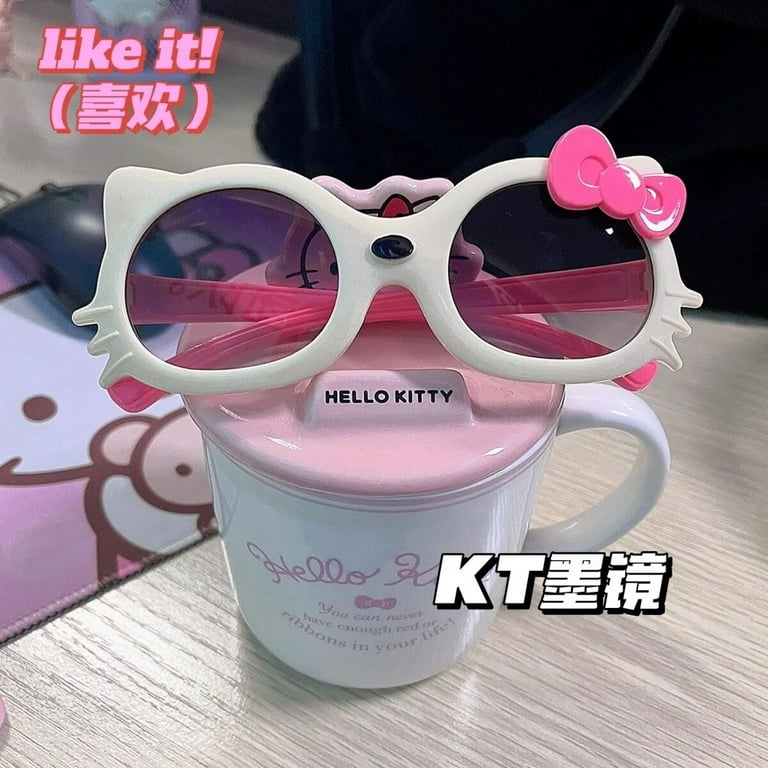 Kawaii Sanrio Children Sunglasses Hello Kittys Stuff Anime Cartoon