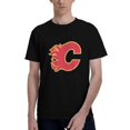 thumbnail image 1 of Calgary Flames Fashion Men'S Short Sleeve T-Shirt Black Large, 1 of 5