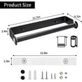 thumbnail image 2 of 1 pack for kitchen or bathroom wall mounted paper towel holder, 2 of 4