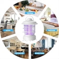 thumbnail image 2 of Trampa Eléctrica para Mosquitos, Lámpara Portátil para Exteriores, con Carga USB para Uso en Interiores y Exteriores, B, 2 of 6