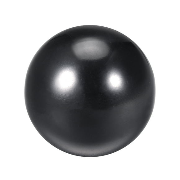Perilla de bola termoestable M12 con rosca hembra, mango de máquina de 40 mm de diámetro, negro
