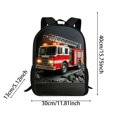 thumbnail image 2 of Building Car Pattern Backpack Lightweight Daily Carry Bag Customizable Storage Daypack for Sports Activities & Outdoor Travel, 2 of 5