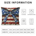 thumbnail image 5 of PHYHOO Decorations Pillow Covers Star and Stripe Throw Pillow Covers Patriotic Pillows Decor Cushion Case, 5 of 5
