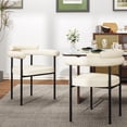 thumbnail image 3 of Silla de Comedor FurnitureR 1 Pieza Beige, 3 of 7