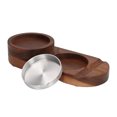 thumbnail image 3 of Posavasos de madera para ceniceros de puros, retro, desmontable, exquisito, 2 en 1, bandeja para whisky y soporte para puros para el hogar, bar, oficina, ovalado, 3 of 10