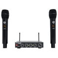 thumbnail image 1 of Rockville RKI65BT Micrófonos inalámbricos UHF dualesInterfaz de micrófono de karaoke Bluetooth Negro, 1 of 1