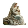 thumbnail image 4 of Decoración de mesa, figura del beato, manualidades en la mesa, centro de mesa festivo, decoración de festivales, escultura 2D, 4 of 8