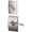 Silver, variant on Schlage Lock Company F59-ACC-CEN-LH Accent Left Handed Interior Pack Lever Set with Single Cy, Aged Bronze