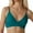 A-Green10, variant on Puliio Womens Push Up Bikini Top Solid Front V-Neck Adjustable Strap Bathing Suit Summer Beach Swimsuit Tops