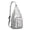 Grey-23, variant on 4-Pockets Cross Body Bags for Woman Men,Cute Sea Life Sling Bag Chest Bag with Adjustable Strap Women's Crossbody Bags for Outdoors Hiking Traveling