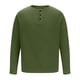 thumbnail image 3 of Blusas y camisas de manga larga con cuello en V para hombre, jersey de color liso con cuello en V, blusa holgada de manga larga para hombre, 3 of 6