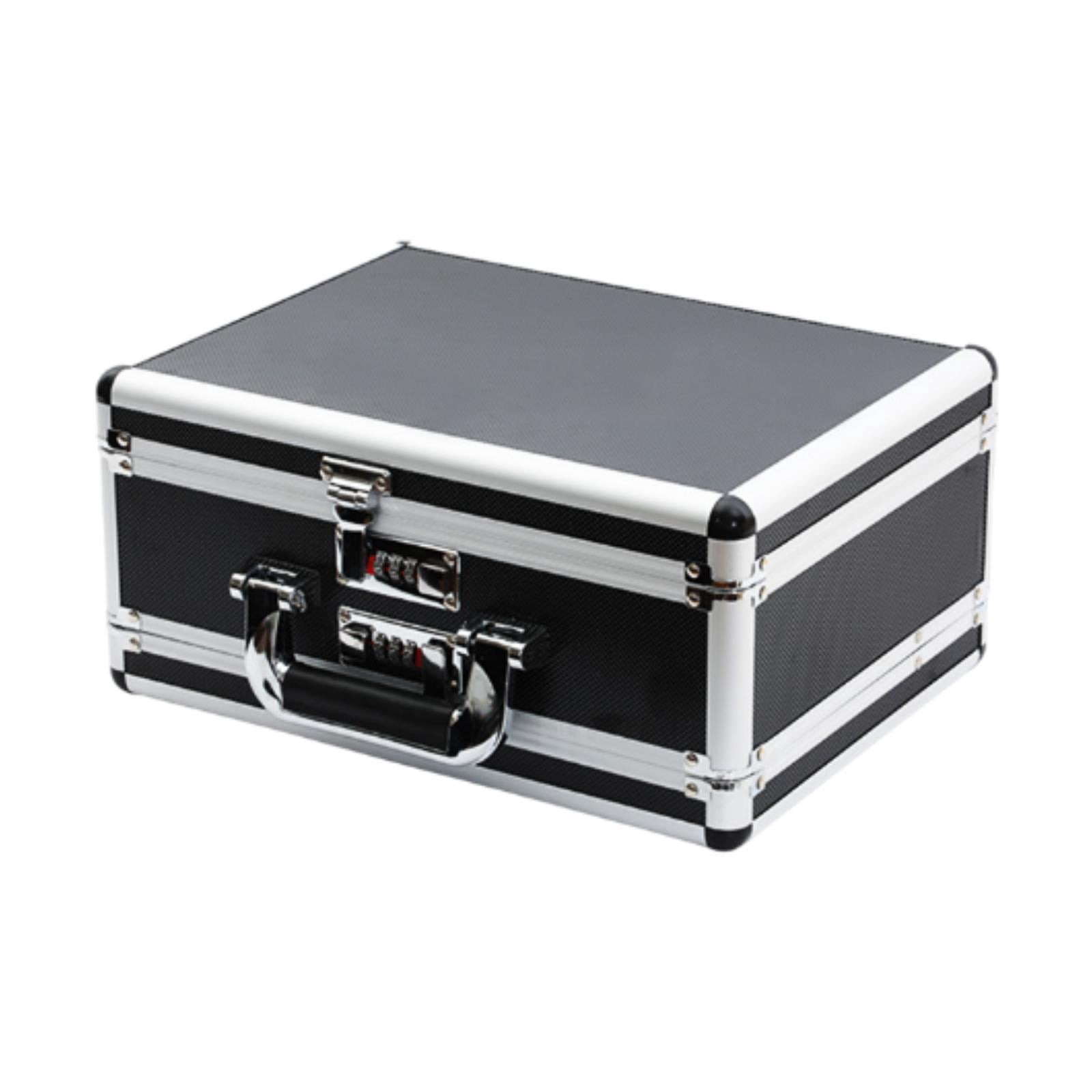Bothyi Aluminum Alloy Case Password Briefcase Lockable Box Secure for Business Home