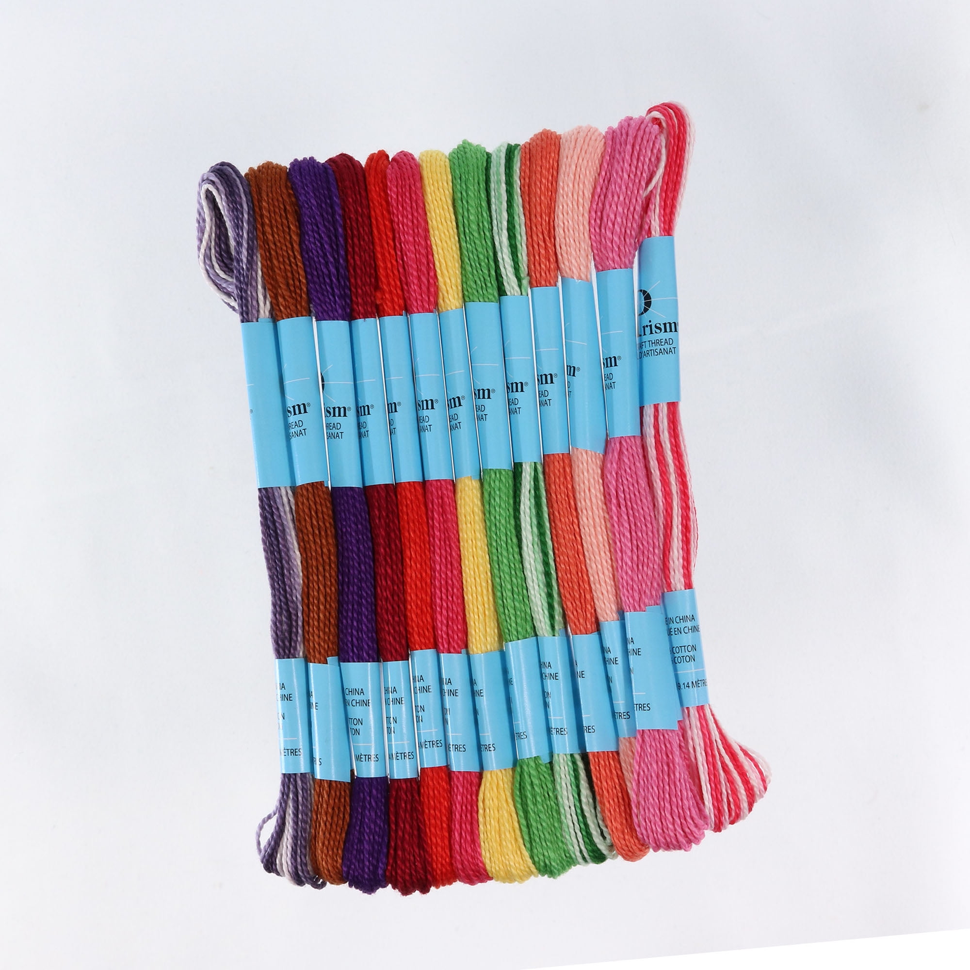 Prism Craft Thread – Embroidery and Cross Stitch Floss – Jumbo Pack of 105 Skeins – 10 Yards per Skein