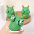 thumbnail image 1 of juguetes sensoriales divertidos para apretar, descomprimir y aliviar el estrés con forma de gusano vegetal para niños y adultos., 1 of 5