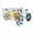 Baby Blue, variant on tooloflife Bicycle Pizza Cutter Wheel Bike Pizza Slicer Dual Cutting for Kitchen Pizza Lovers 4 Colors