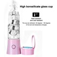 thumbnail image 4 of Batidora de jugo portátil, batido, exprimidor de frutas y verduras, batidora, 480 ml, sin BPA, mini batidora USB, 100 W, regalo de Navidad para la familia XianweiShao 9024719145952, 4 of 4
