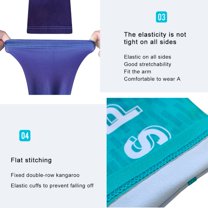 1 Pair Cooling Arm Sleeves for Men & Women, UV Protective UPF 50 Tattoo Cover Up Adult Children Polyester Sunshade Hand Elbow Protection Cover Summer Cycling Sportswear Accessories Outdoor