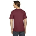 thumbnail image 2 of American Apparel Fine Jersey V-Neck Tee, L, Cranberry, 2 of 3