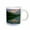 White, variant on 3drose, Swift Current Lake Montana Glacier National Park, 11oz Two-tone Black Mug