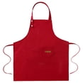 thumbnail image 2 of Delantal de lona Strade Fareast Limited delantal de trabajo con bolsillos rojo 67 cm x 77 cm, 2 of 8