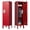 Red, variant on Metal Storage Locker with Lock & Card Slot Locker - Secure Lockable Door - Steel Locker for School, Office, Gym, Home - 54" H x 15" W x 15" D(1 Door, Red)