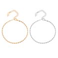 thumbnail image 3 of Destyer Bracelets Cheville Style Bohème Accessoire de Mode pour Femmes Filles Argent 1Set, 3 of 6
