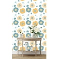thumbnail image 1 of Hibiscus Petals Wallpaper Peel and Stick 10'L x 24''W, 1 of 5