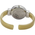 thumbnail image 5 of Blekon Collections Women's Quartz 31mm Round Case Multicolor Acrylic Cuff Bangle Watch (Ivory), 5 of 5