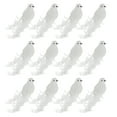 thumbnail image 2 of 12pcs Simulation Bird Pigeons Ornaments Furnishing Articles With Claw for Home Birthday Christmas Decor Craft Birds, 2 of 21