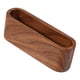 thumbnail image 3 of Titular de la tarjeta de visita -1pc Creativo de madera Titular de la tarjeta de visita Caja de almacenamiento Organizador Adornos de escritorio de oficina(Nogal negro), 3 of 5