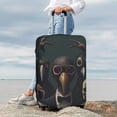 thumbnail image 4 of Uemuo Stylish Avian Gathering Printed Washable Luggage Cover - Fashion Suitcase Protector Fits 18-32 Inch Luggage -Large, 4 of 9