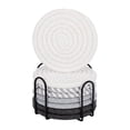 thumbnail image 2 of Cqxid Placemat Under $10 Cotton Rope Woven Meal Mat Circular Cotton Thread Woven Cup Mat Pot Mat Kitchen Table Thickened Insulation Mat, 2 of 9
