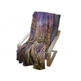 thumbnail image 4 of City Soft Flannel Fleece Blanket, Real Life Image of Miami Florida at Night Downtown Tourism Spots Discovering the World, Cozy Plush for Indoor and Outdoor Use, 70" x 90", Multicolor, by Ambesonne, 4 of 6