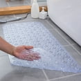 thumbnail image 4 of Mdesiwst Bathroom Mat Non-Slip Bath Floor Pad with Strong Suction Cups Quick Drying Anti-slip 88x40cm Shower Pad for Home Hotel Dorm, 4 of 8