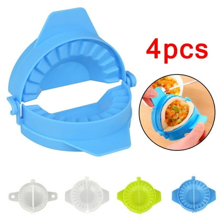 

4pcs Dumpling Machine Mold Dough Squeezer Meat Pie Pastry Burrito Kitchen Diy Tools Burrito Squeezer Burrito Maker Squeezer Jiaozi Squeezer Manual Pie Maker