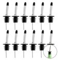 thumbnail image 3 of 12pcs Stainless Steel Classic Bottle Pourers Tapered Spout Liquor Pourers Flow Wine Bottle Pour Spout Stopper Bar Accessories, 3 of 5
