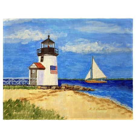 

Betsy Drake PM1342 14 x 18 in. Brant Point Lighthouse MA Place Mat - Set of 4